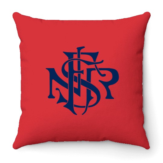 Our Lady of the Rosary of Fátima - NSRF monogram Throw Pillows