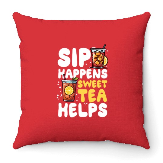 Sweet Dreams Are Made Of Teas for a Bubble tea dr Throw Pillows