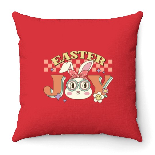 Happy Easter Day, Cute Easter Throw Pillows