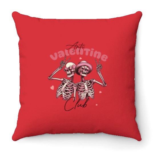 Valentines Cute, Valentine Retro Throw Pillows