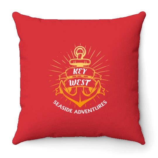 FLORIDA KEYS SEA ADVENTURES IN KEY-WEST Keys Throw Pillows