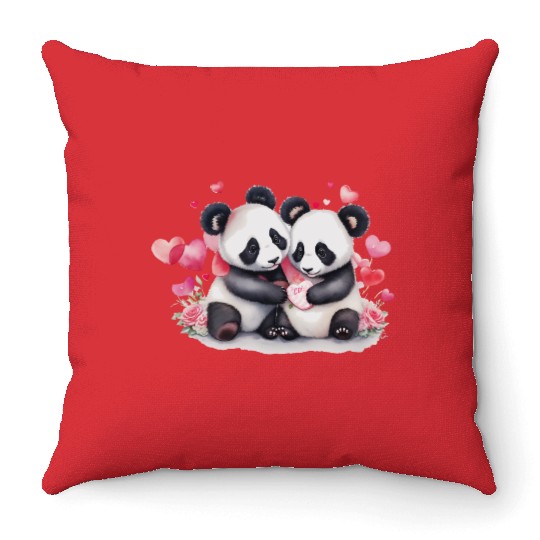 Valentines Day, Valentine Retro Throw Pillows