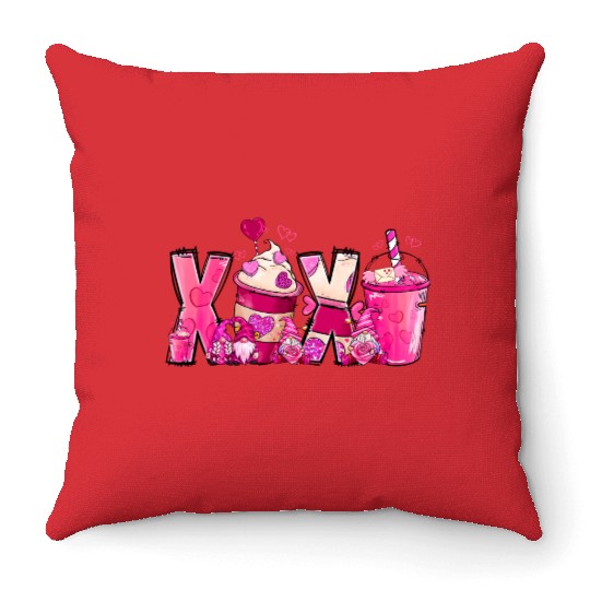 Xoxo Valentines Throw Pillows