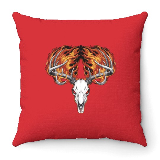 Seashell Beach Scene Serene Ocean Landscape Throw Pillows