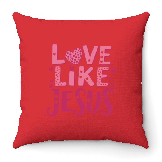 Valentines Day, Retro Valentine, Coquete Valentine Throw Pillows