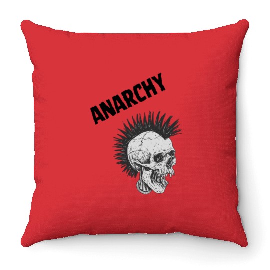 Classic Anarchy Throw Pillows