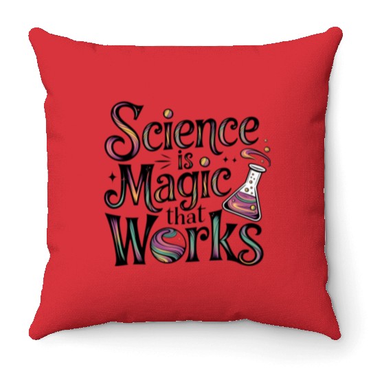 Science Powerhouse Throw Pillows
