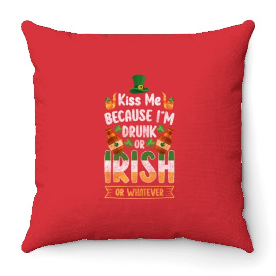 Ireland Beer Traveler World Tour Throw Pillows