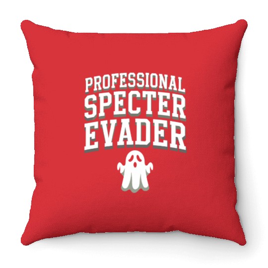 Paranormal Comedy Funny Ghost Humor Lighthearted Throw Pillows