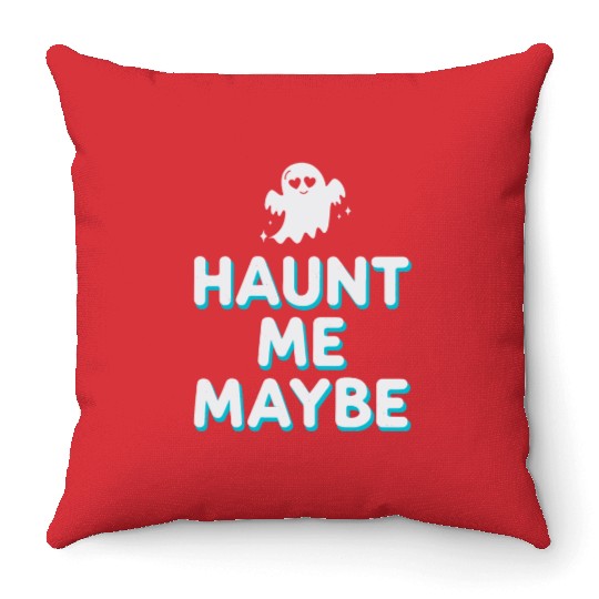 Paranormal Comedy Funny Ghost Humor Lighthearted Throw Pillows