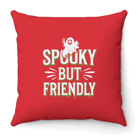 Paranormal Comedy Funny Ghost Humor Lighthearted Throw Pillows