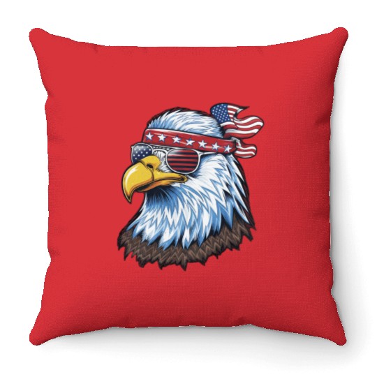 America Est 1776. USA Throw Pillows