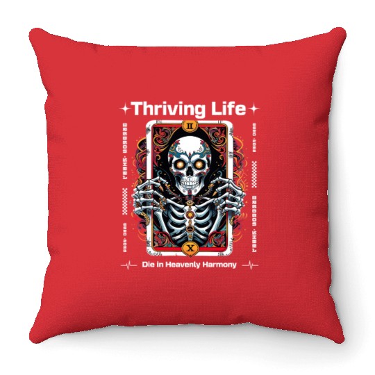 Thriving Life Throw Pillows