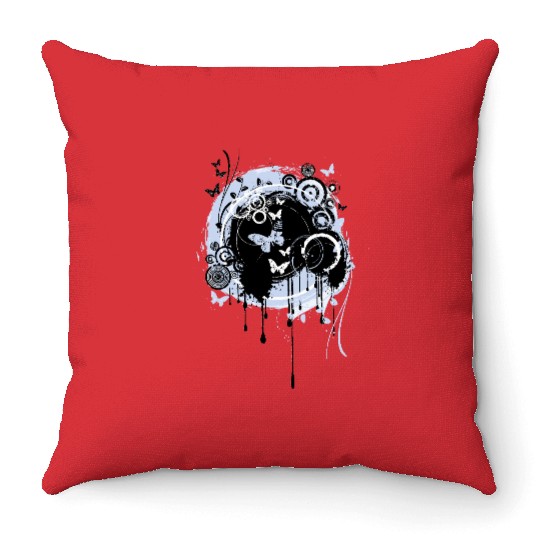 Artistic Butterfly Explosion nature papillons Throw Pillows