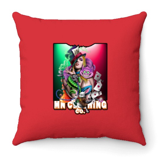 Biz Graphic Ladies Cropped Play your Cards Right Throw Pillows