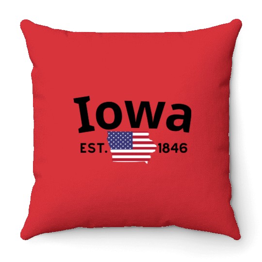 Iowa Throw Pillows