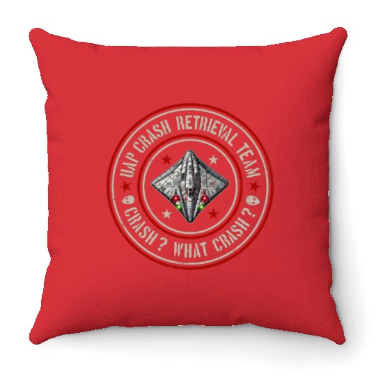 UAP Crash Retrieval Team | Orbs UFOs Aliens UAPs Throw Pillows