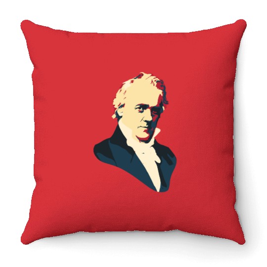 President James Buchanan Throw Pillows