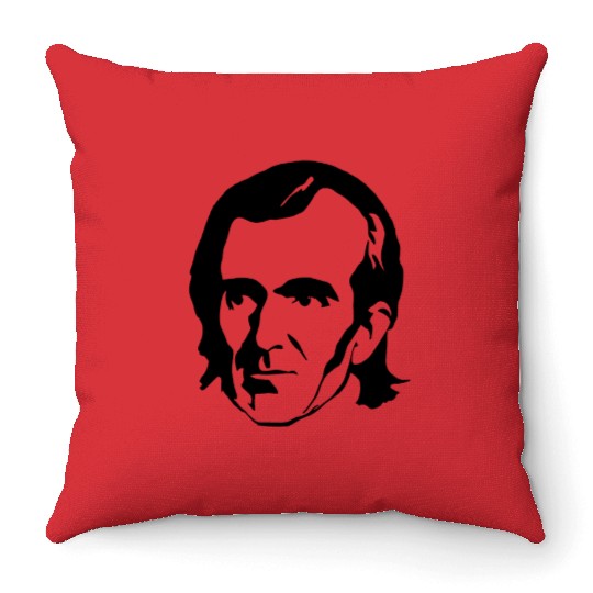 President James K Polk Throw Pillows
