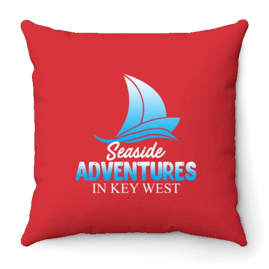 FLORIDA KEYS SEA ADVENTURES IN KEY-WEST Keys Throw Pillows