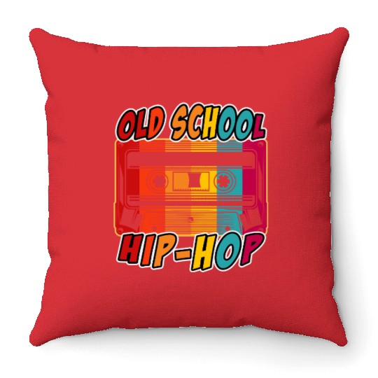 Retro 80s Style design – Perfect for Nostalgia Fa Throw Pillows