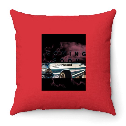 Colorbrand Lowrider advert design Throw Pillows