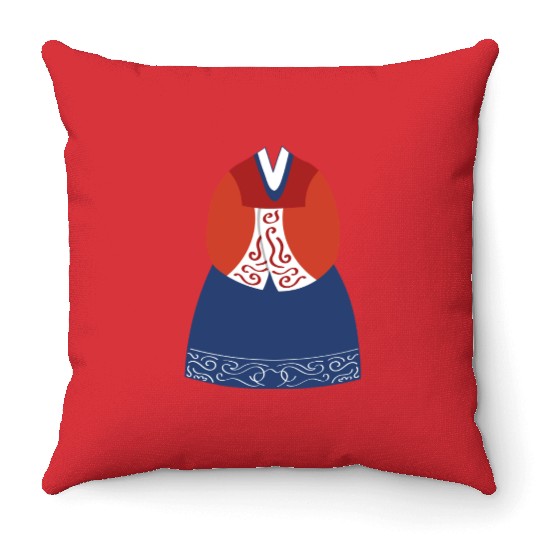 Luxury Korean Hanbok Throw Pillows