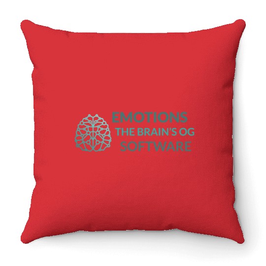 Emotions the brain's OG software affective science Throw Pillows