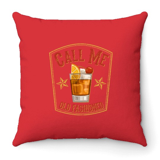 Call Me Old Fashioned Throw Pillows