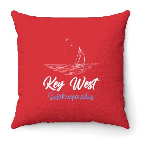 FLORIDA KEYS SEA ADVENTURES IN KEY-WEST Keys Throw Pillows
