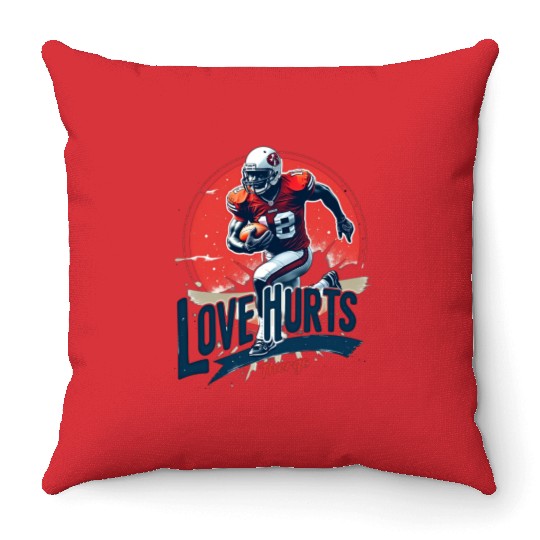 Love Hurts Throw Pillows