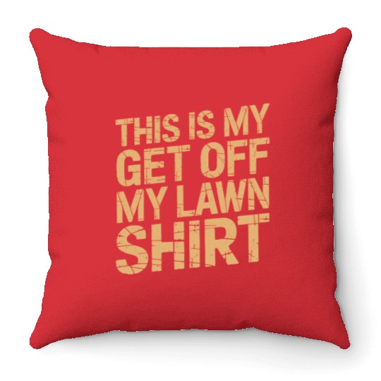 Grumpy Old Man Throw Pillows