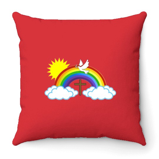 You're the Blessed! (no text) Throw Pillows