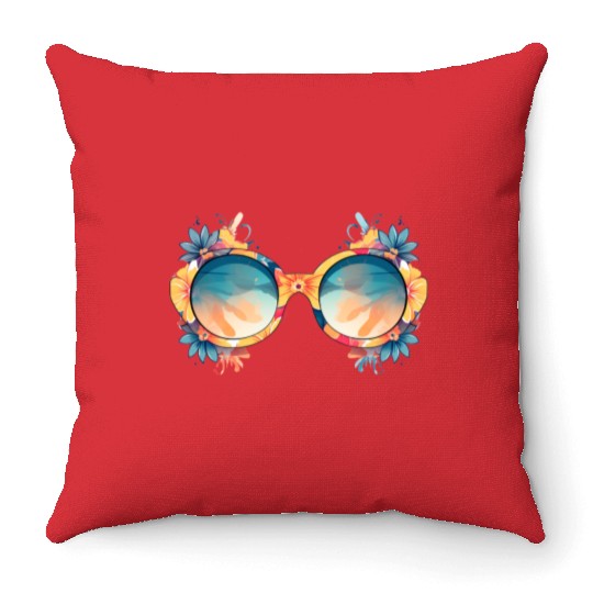 Retro Sublimation Clipart Throw Pillows