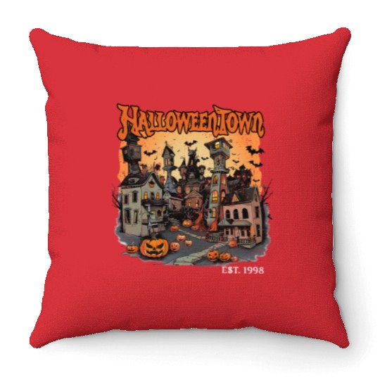 Halloween Town Throw Pillows