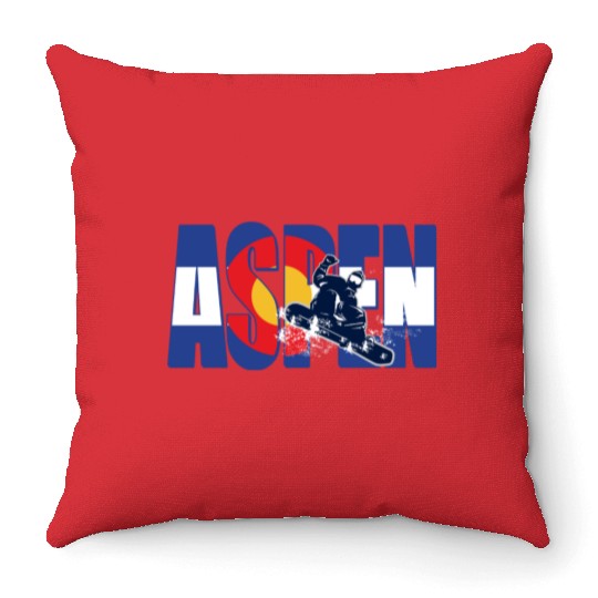 Vintage Skateboarding Americana Design Throw Pillows