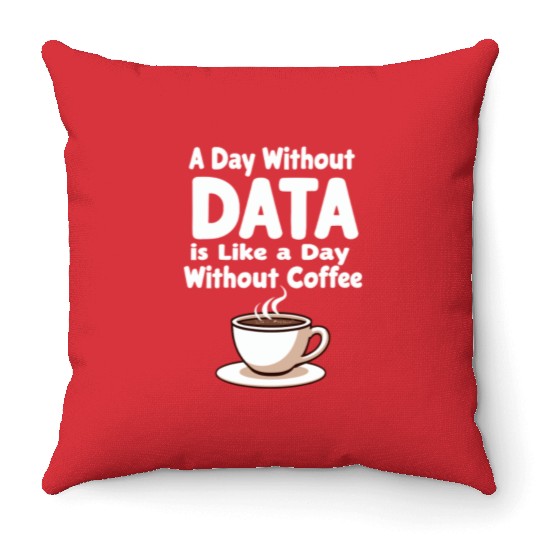 Data Analyst Big Data Specialist Business Throw Pillows