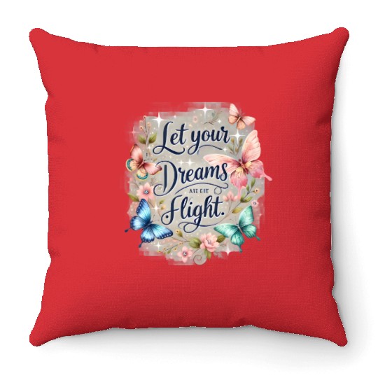 Let Your Dreams Take Flight – Enchanting Butterfly Throw Pillows