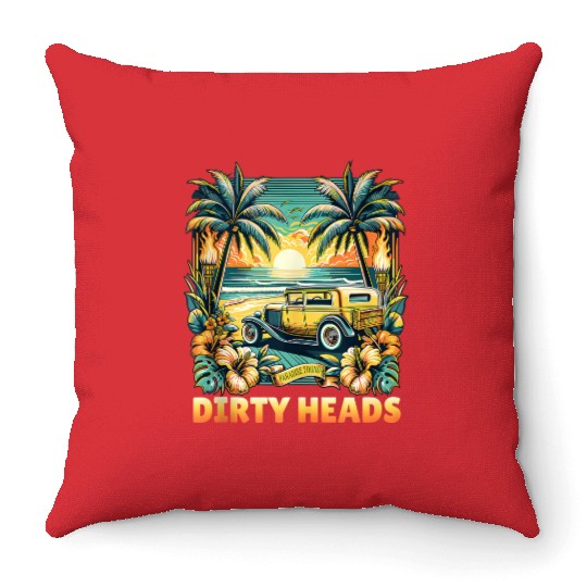 Dirty Heads Paradise Found Throw Pillows