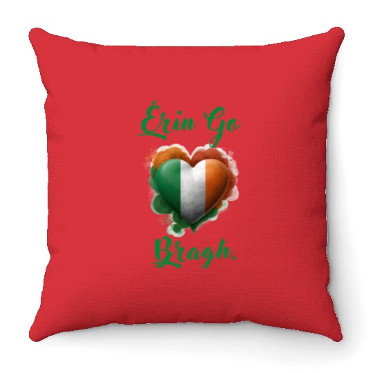 Erin Go Bragh! Throw Pillows
