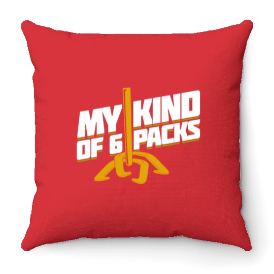 Horseshoe Pitching Throw Pillows