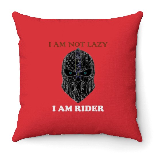 sparta Grunge Gothic Skull Throw Pillows