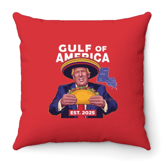 Funny Trump Of Us America 2025 Trumpv Throw Pillows