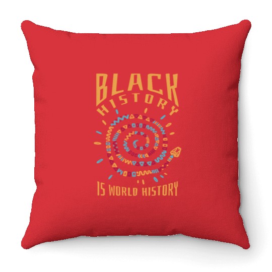 trend black history world history Throw Pillows pr et ai