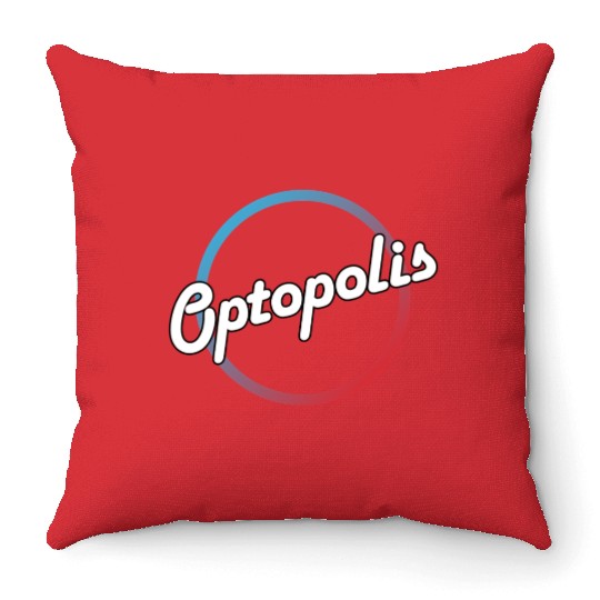 Optopolis - Circle of Life Throw Pillows