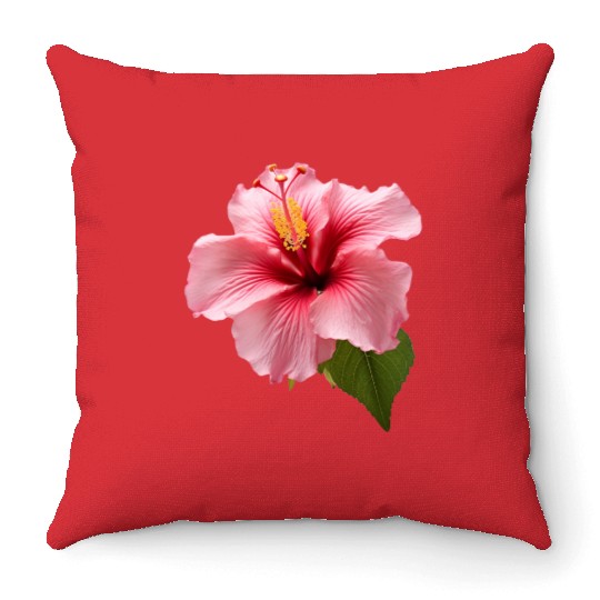 Hibiscus Throw Pillows
