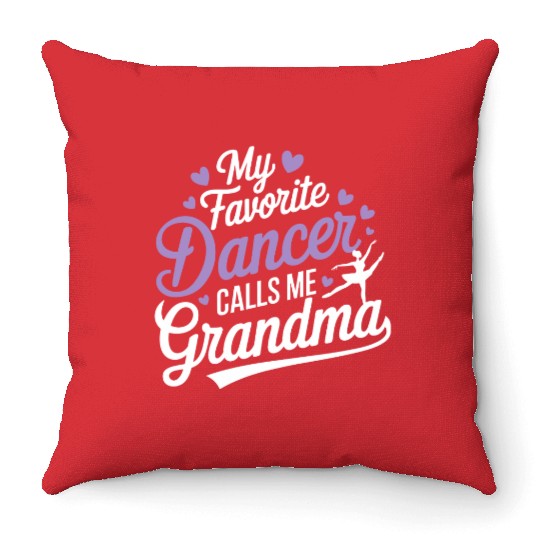 Grandma Dance Throw Pillows