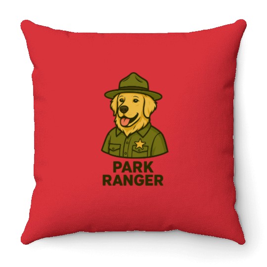 Park Ranger Throw Pillows
