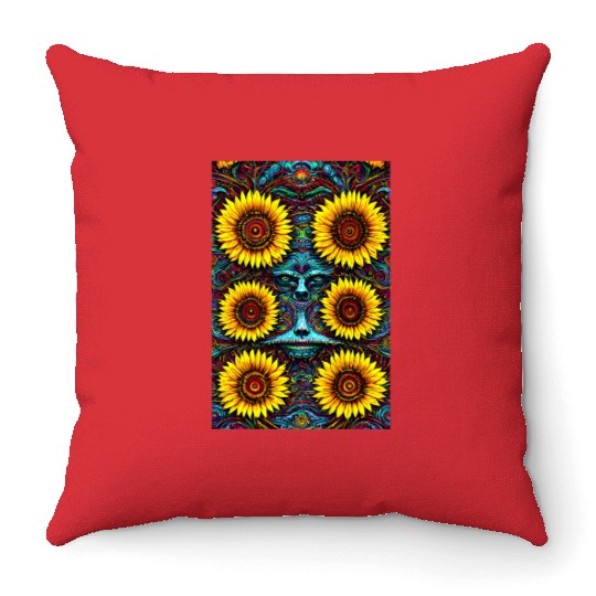 Being and Growth Throw Pillows