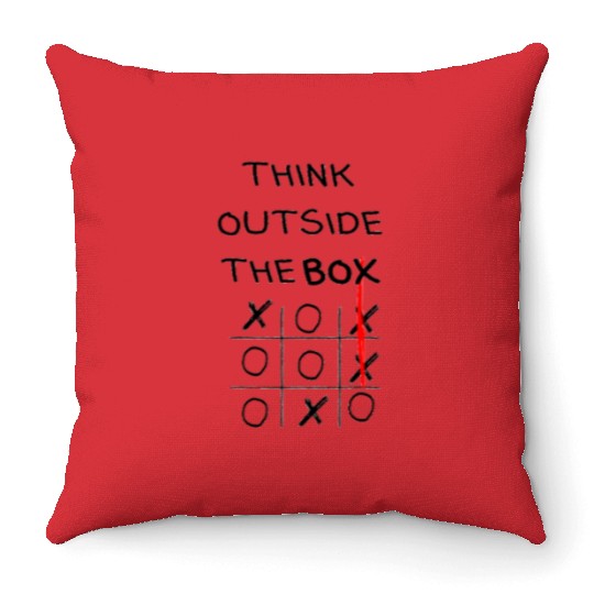 THINK OUTSIDE THE BOX |Creative Minimalist Throw Pillows